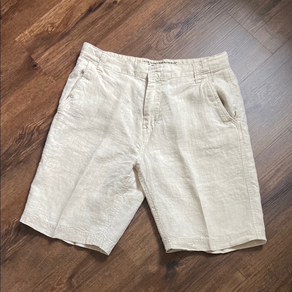 Old Navy Tan Flat Front Shorts
